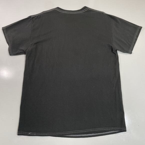 2007 Naruto Shippuden Ripple T-Shirt Graphic Hidden Leaf Village Black Large - Picture 4 of 4